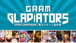 GAAM Gladiators logo with multiple esports games below it